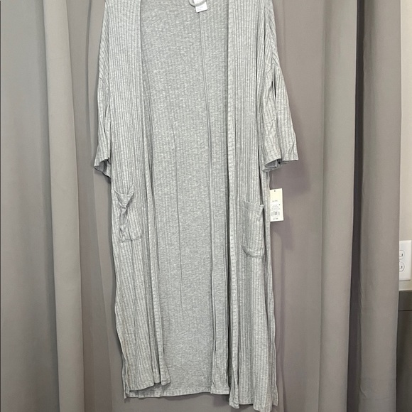 stars above Other - Stars Above Gray Striped Pajama Robe
